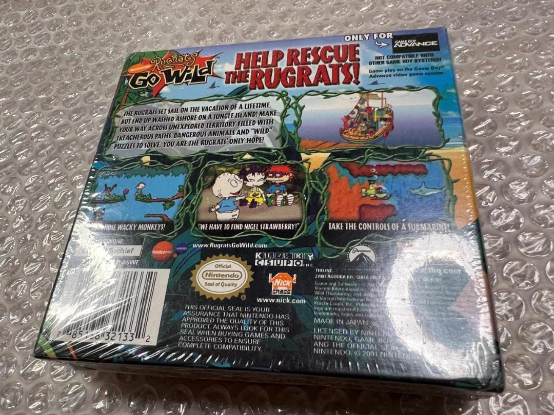 GBA 北米版 Rug Rats Go Wild ゲームボーイ 新品未開封