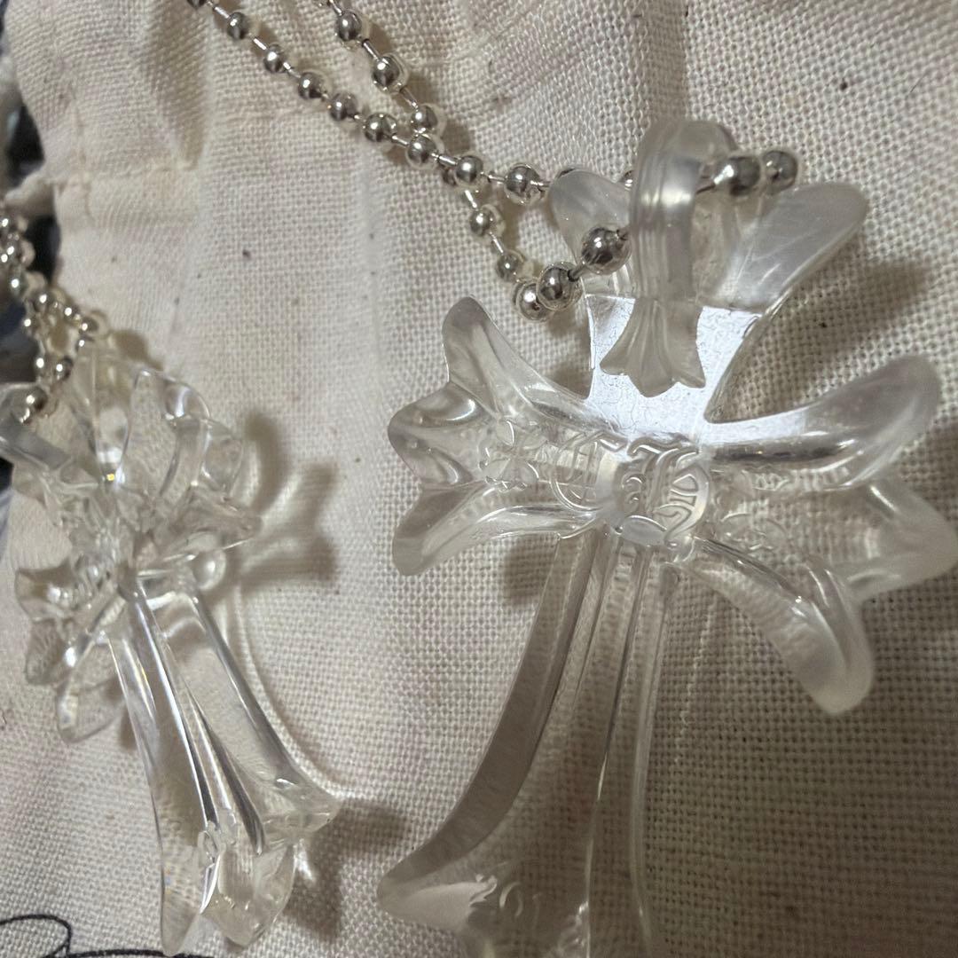 【Chrome Hearts】シリコン ネックレス クリア ラバー クロムハーツ