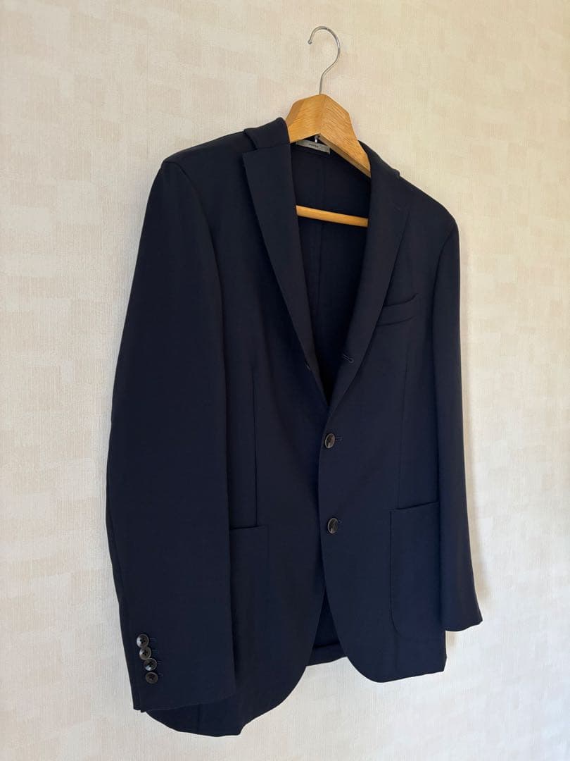BOGLIOLI ボリオリ ウール　DOVER ジャケット 46 ネイビー