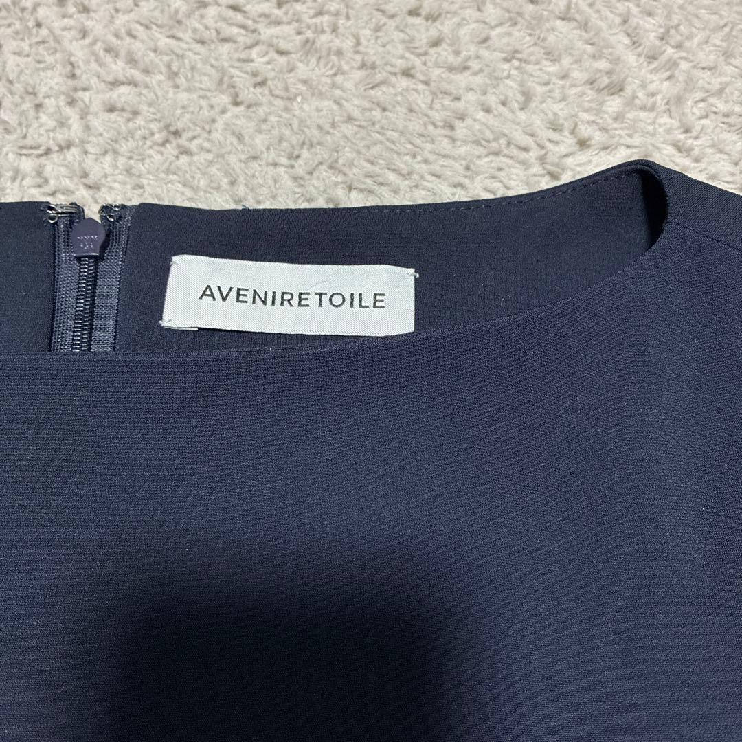 AVENIRETOILE ノースリーブ 膝丈ワンピース 36