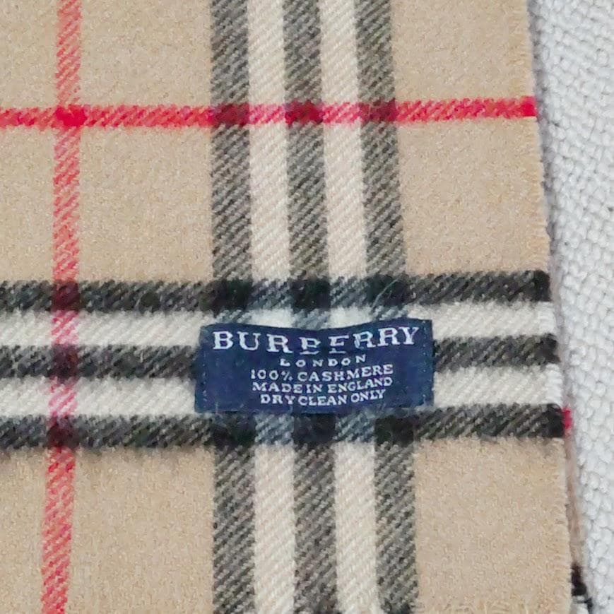 【カッサン専用】BURBERRY　バーバリー カシミヤ100% マフラー
