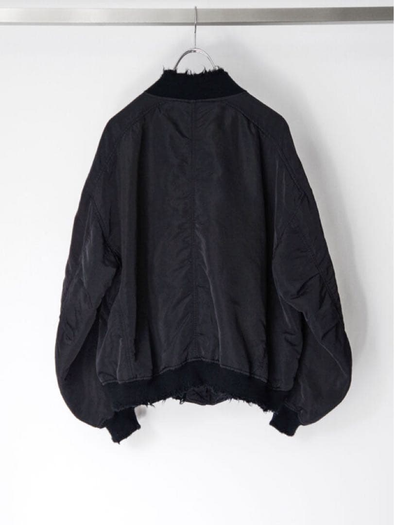 ジャケット・アウター ANCELLM \"FADED BOMBER JACKET\" - BLACK