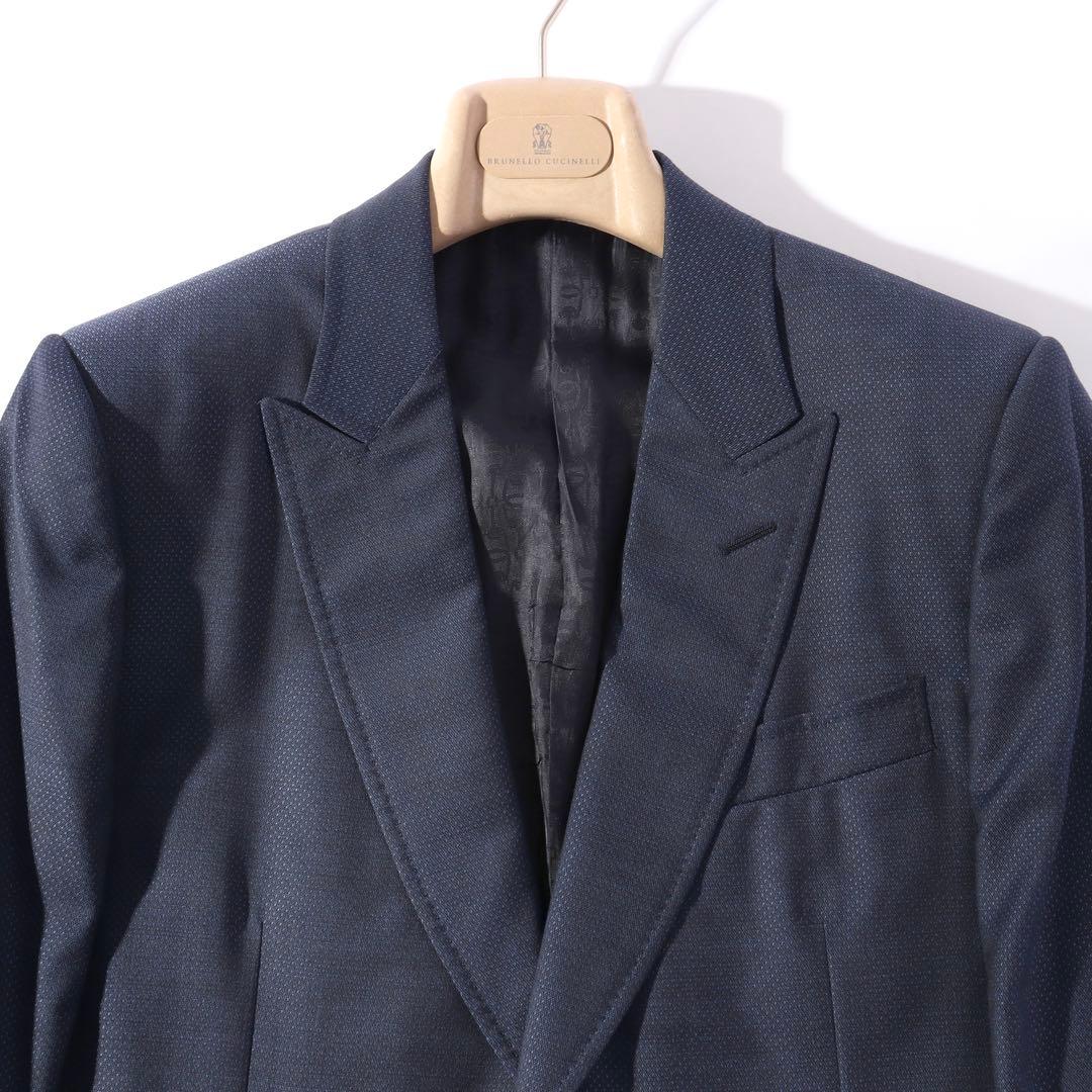 GUCCI グッチ ピークドラペル セットアップ スーツ 50 XL