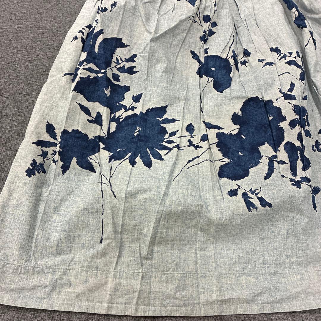 i223◯希少 パトアシュ pate a chou 45R コットンスカート花柄