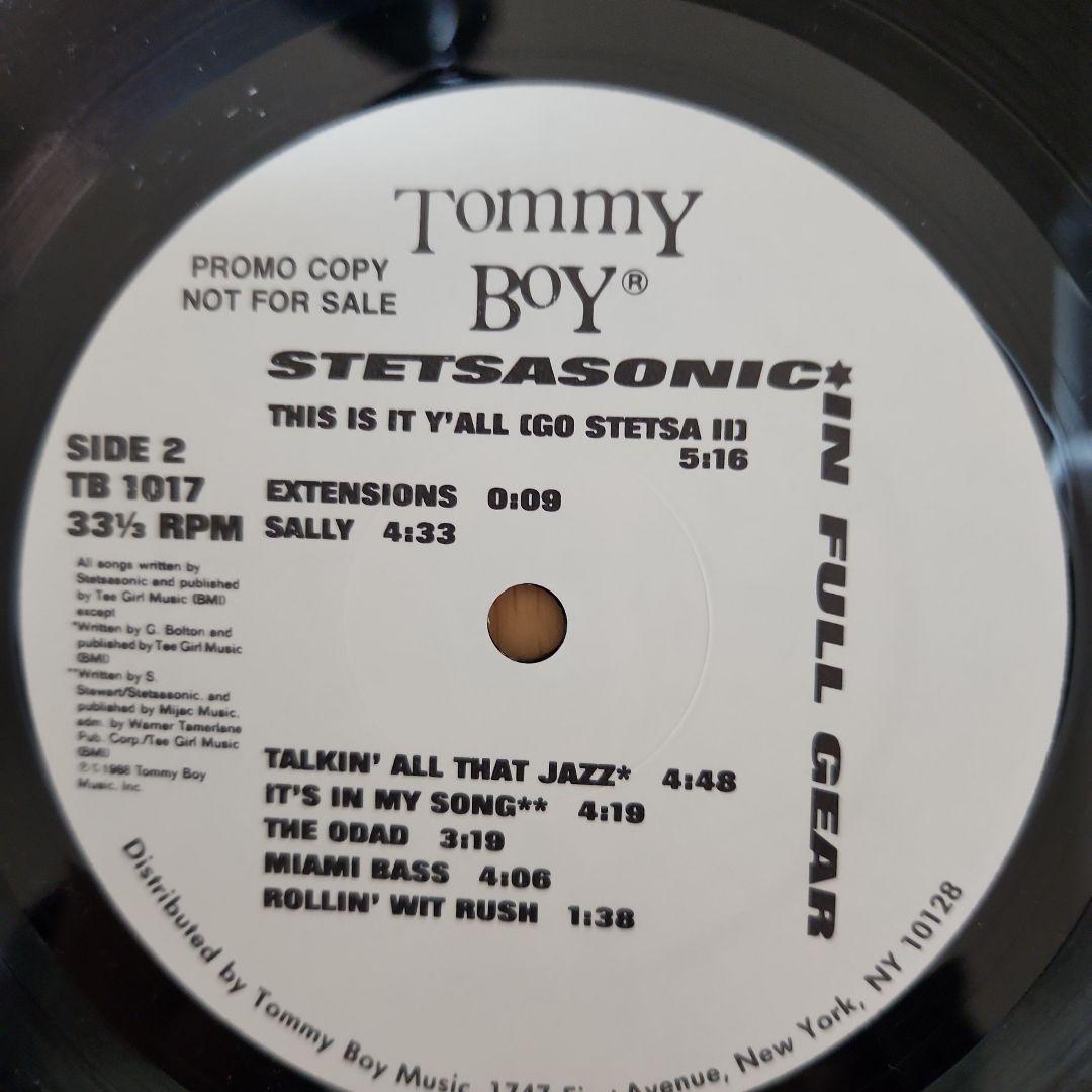 STETSASONIC IN FULL GEAR プロモレコード