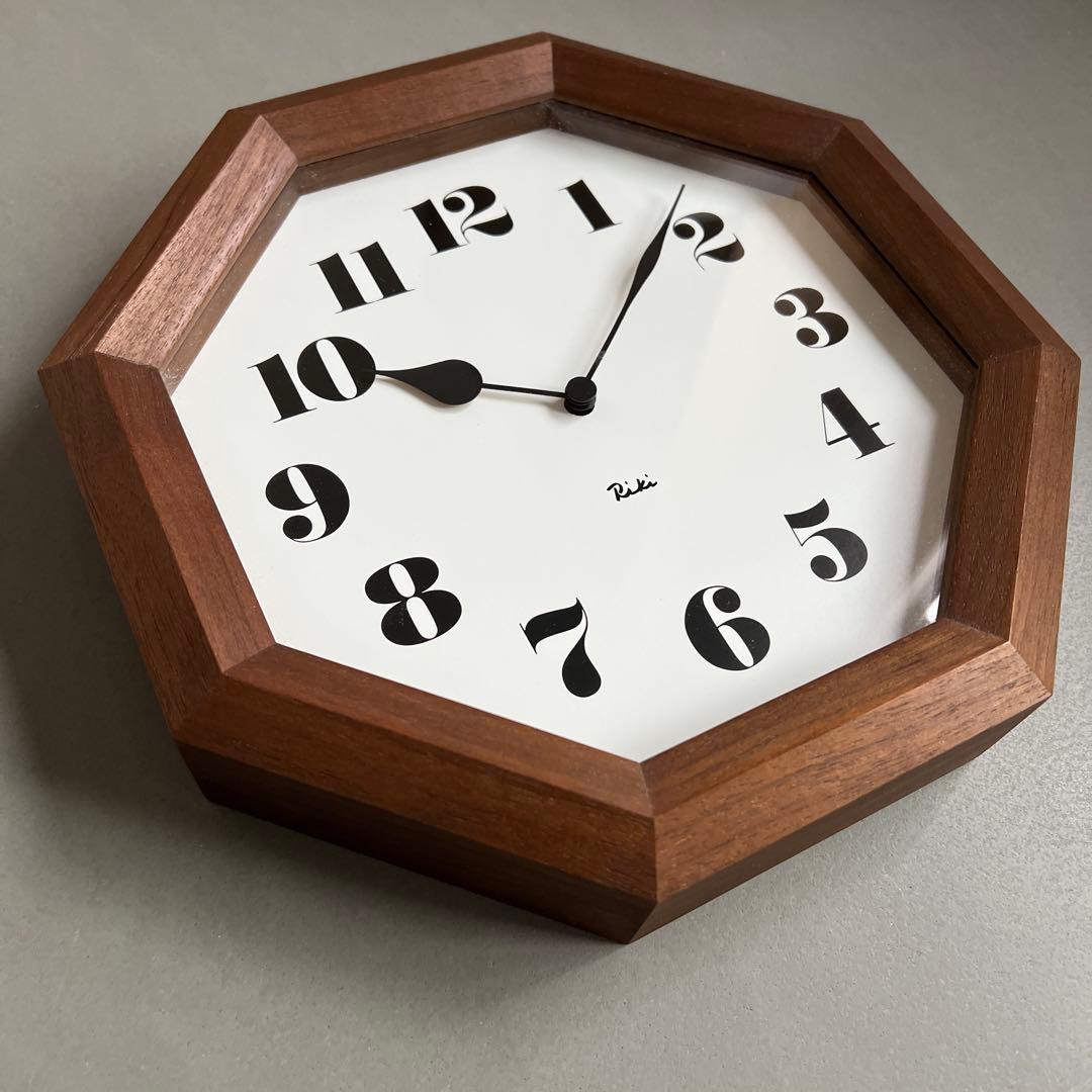 限定値下　Riki clock リキクロック レムノス　八角の時計　暮らしの手帖