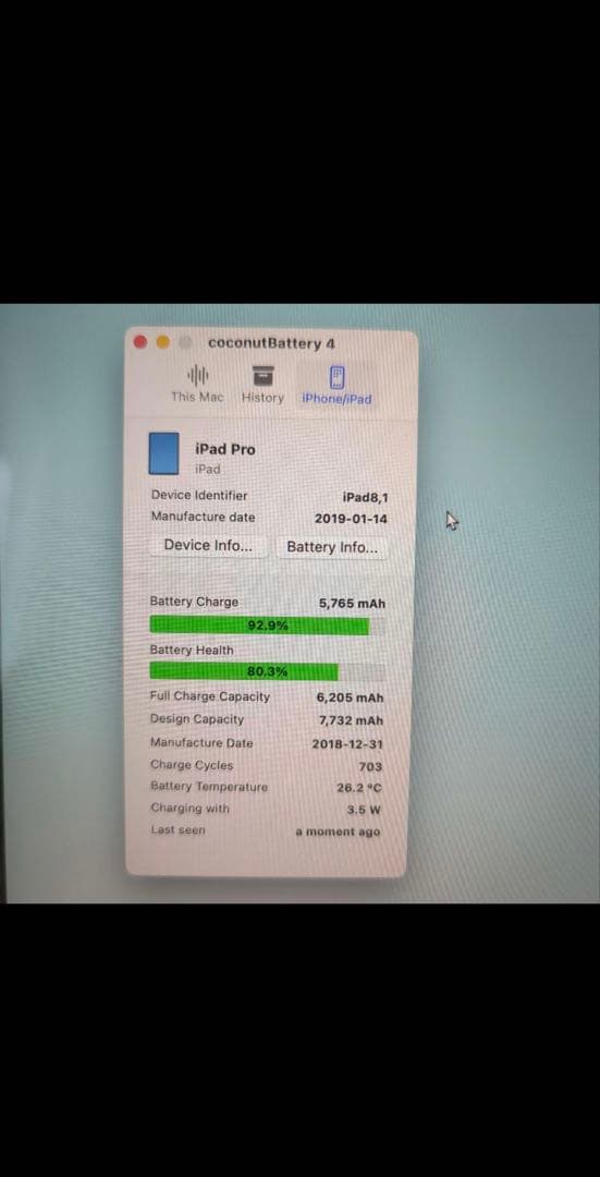 iPad Pro 11インチ 第1世代2018 - 256GB（スペースグレイ）
