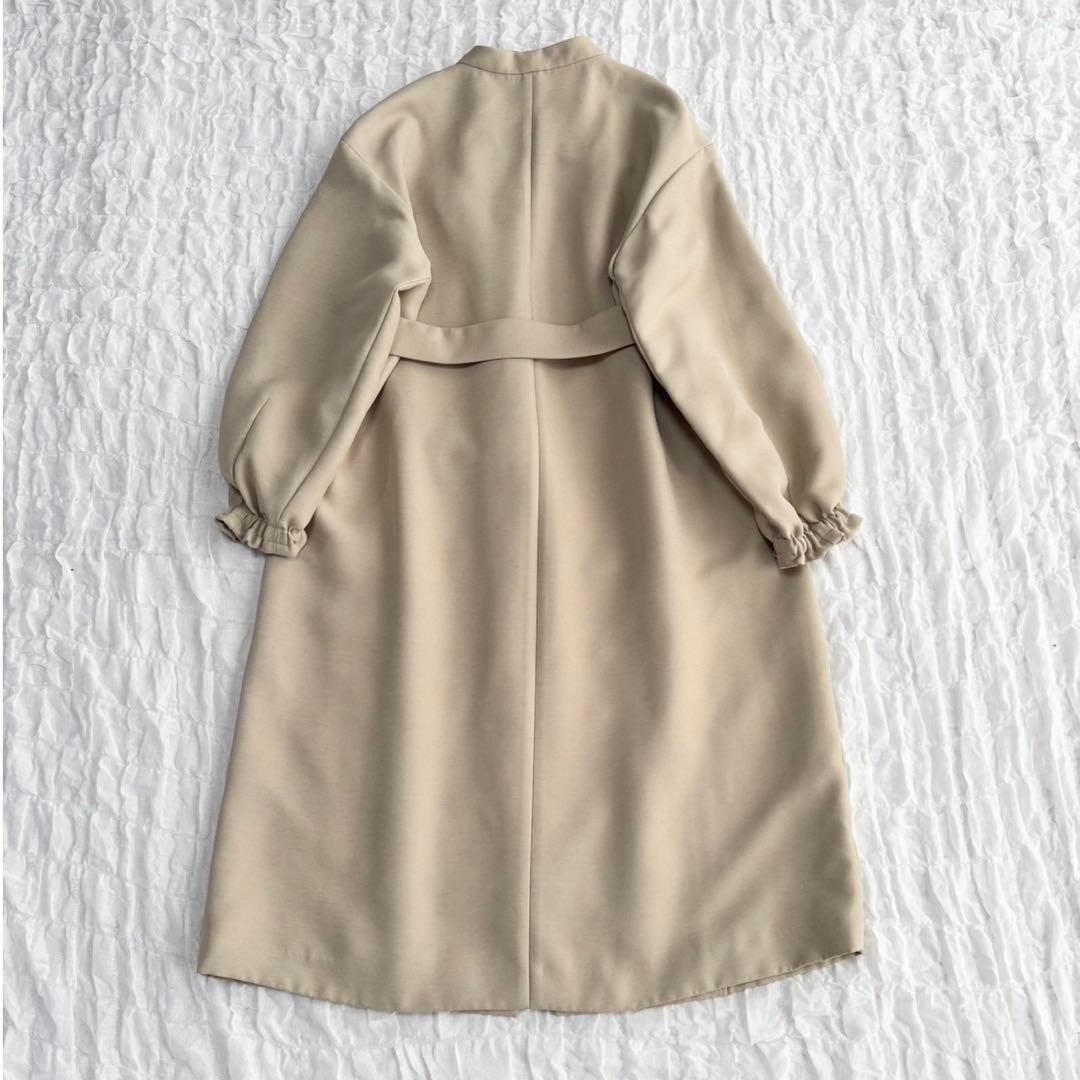 【1度着用のみ美品】 ノーブル トリプルクロスパフスリーブコートスプリングコート