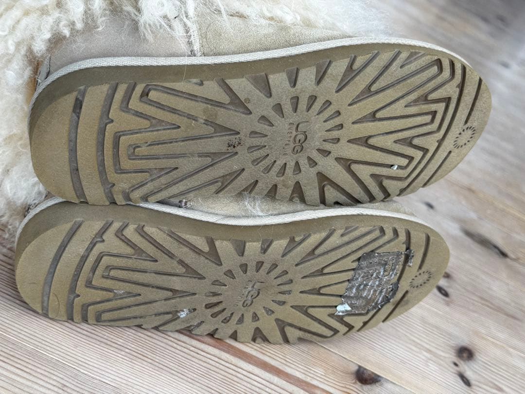 超希少　UGG 羊毛　プードルブーツ　23センチ