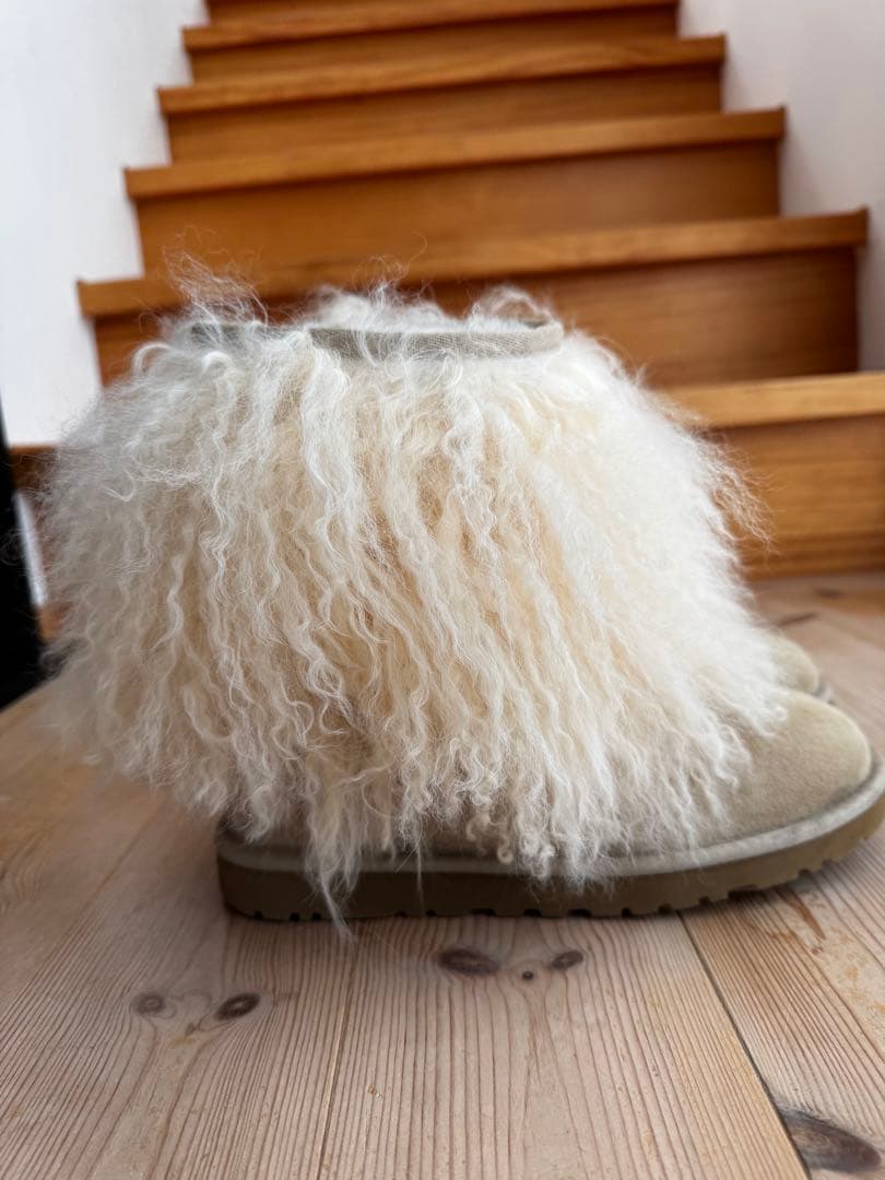 超希少　UGG 羊毛　プードルブーツ　23センチ