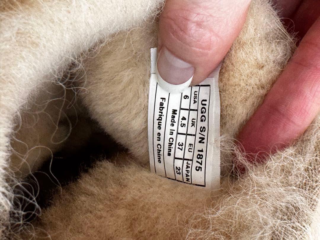 超希少　UGG 羊毛　プードルブーツ　23センチ