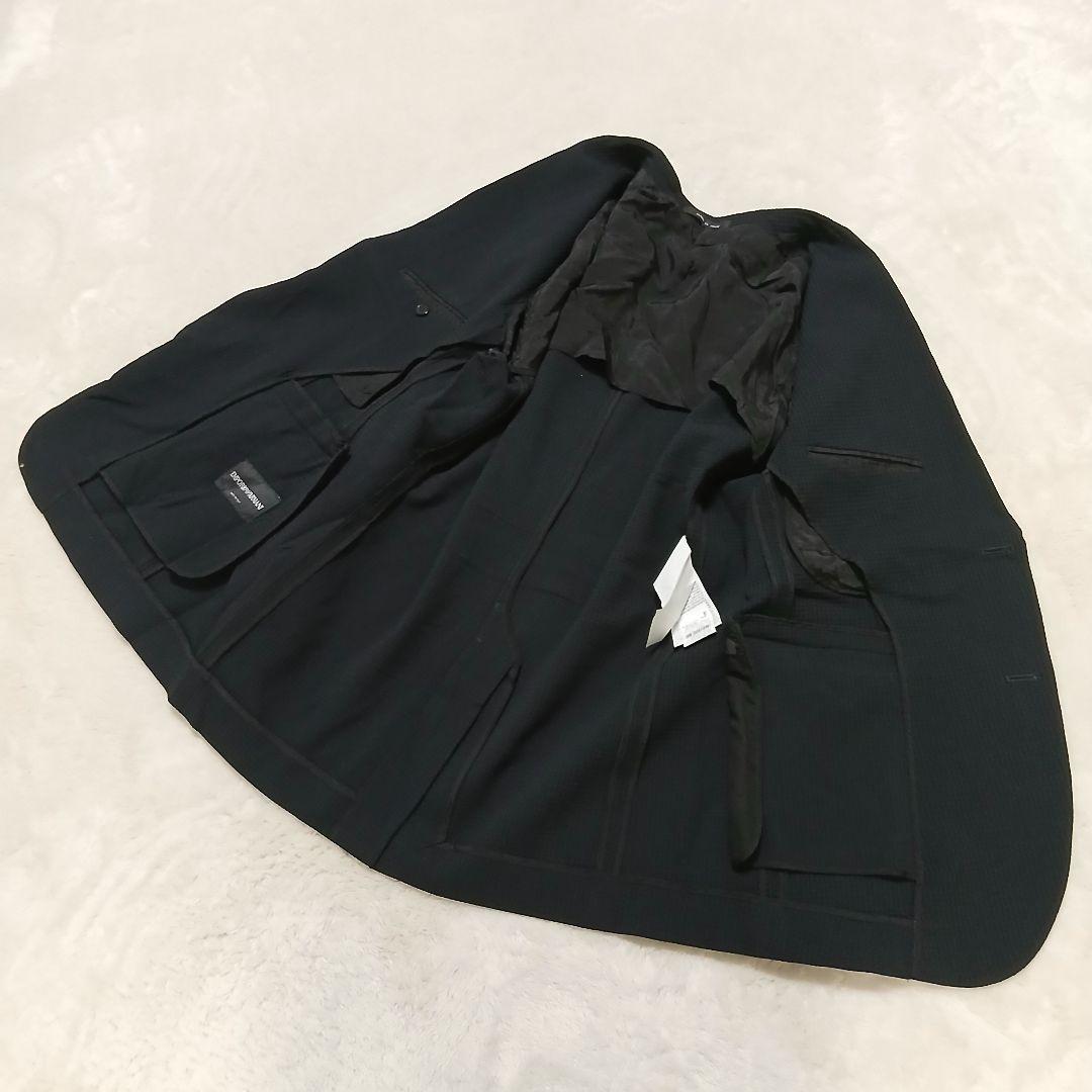 【極美品】EMPORIO ARMANI ストレッチ ワッフルトラベルジャケット