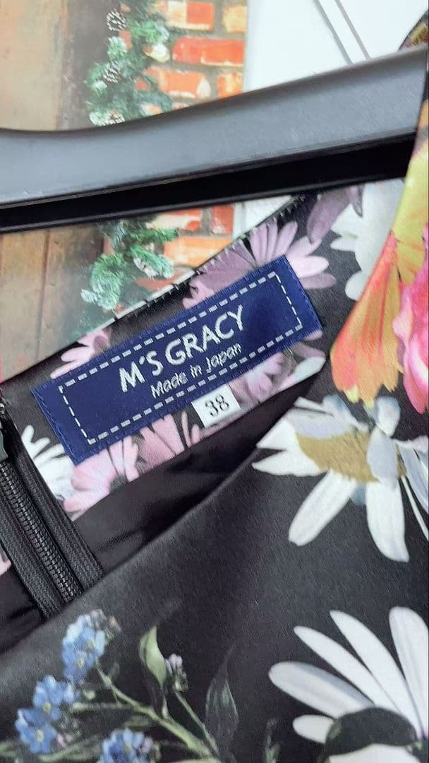 《新品》エムズグレイシー M'S GRACY お花柄 ワンピース✳️☀✳️☀