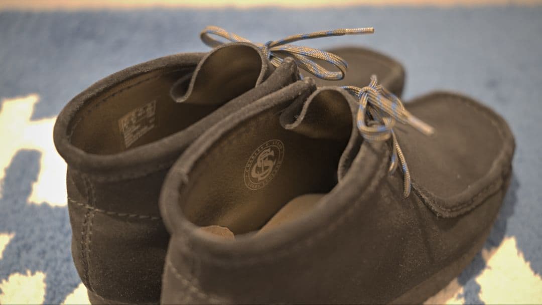 Clarks wallabee ブーツ 26.5cm vincent レース付