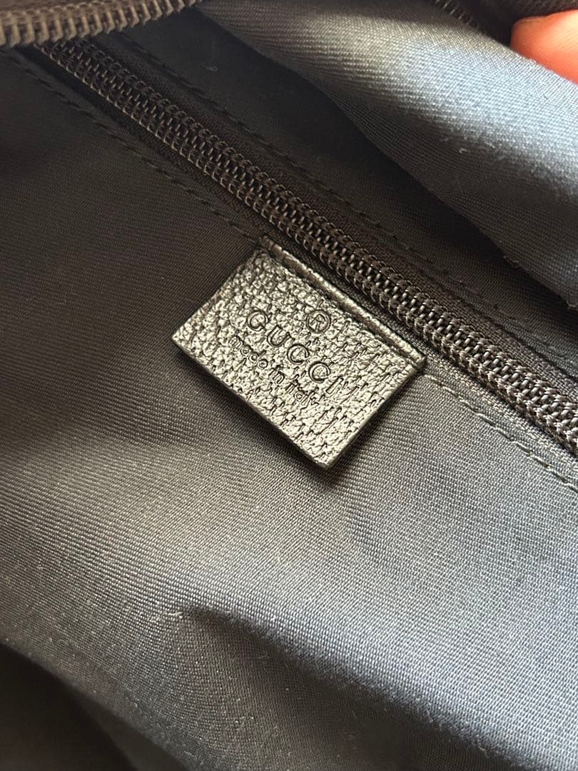 258ヴィンテージ　Gucci ボストンバッグ ブラック