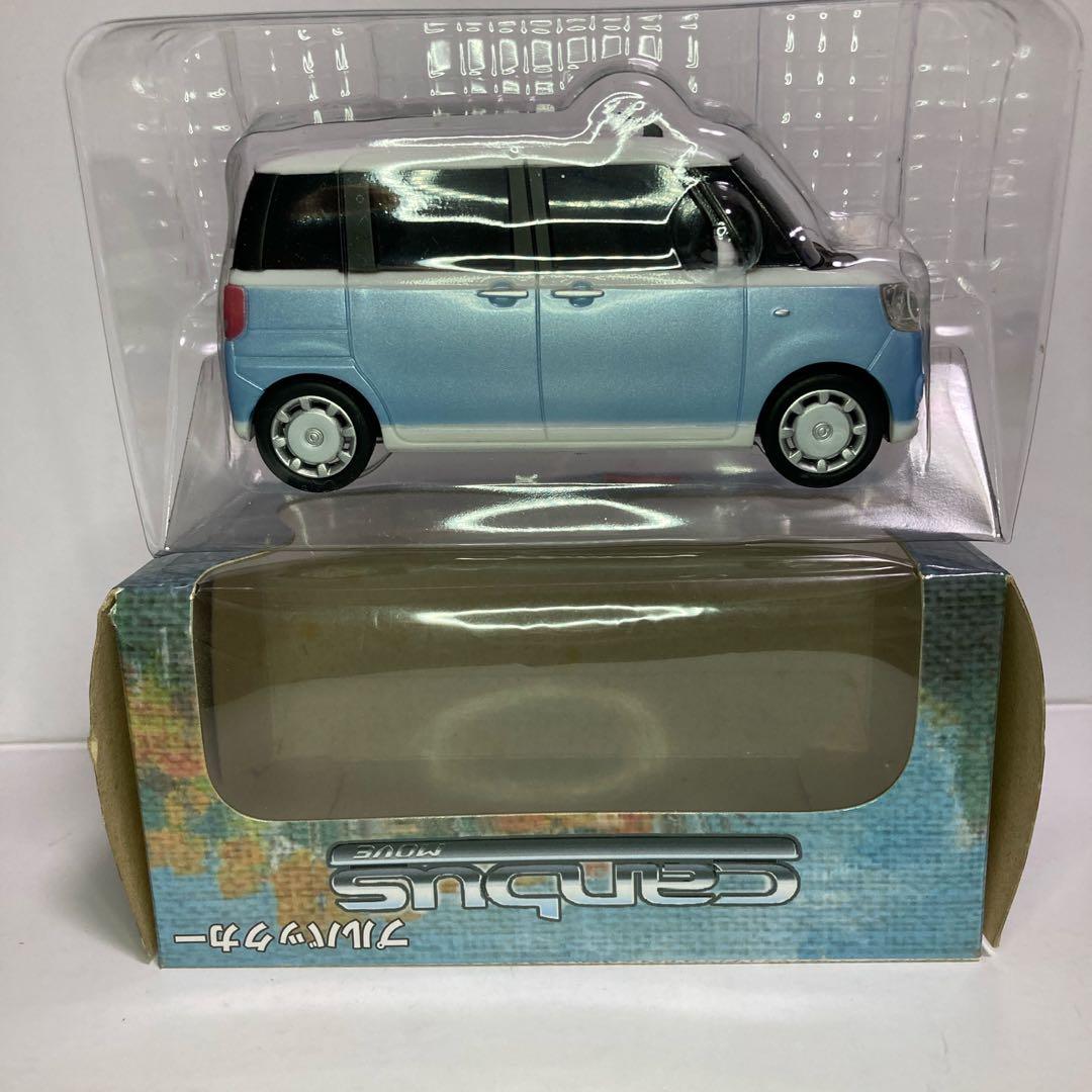 ★ダイハツプルバックカー★ムーヴキャンバス パールホワイト×シルキーブルーパール