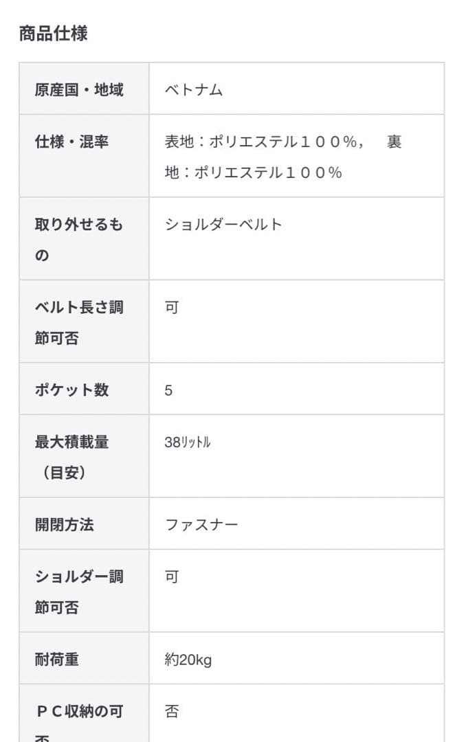 無印良品　撥水ボストンバック　新品タグ付き