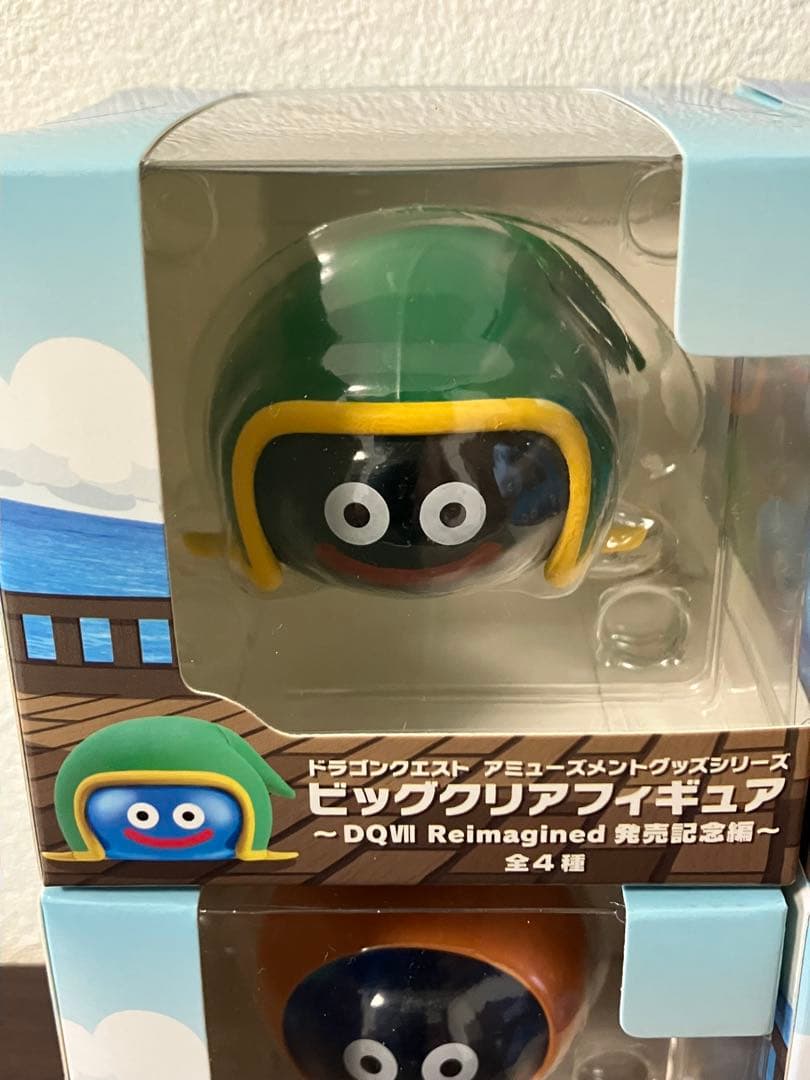 ドラクエ　ビッグクリアフィギュア　DQⅦ Reimagined4体&はぐメタ