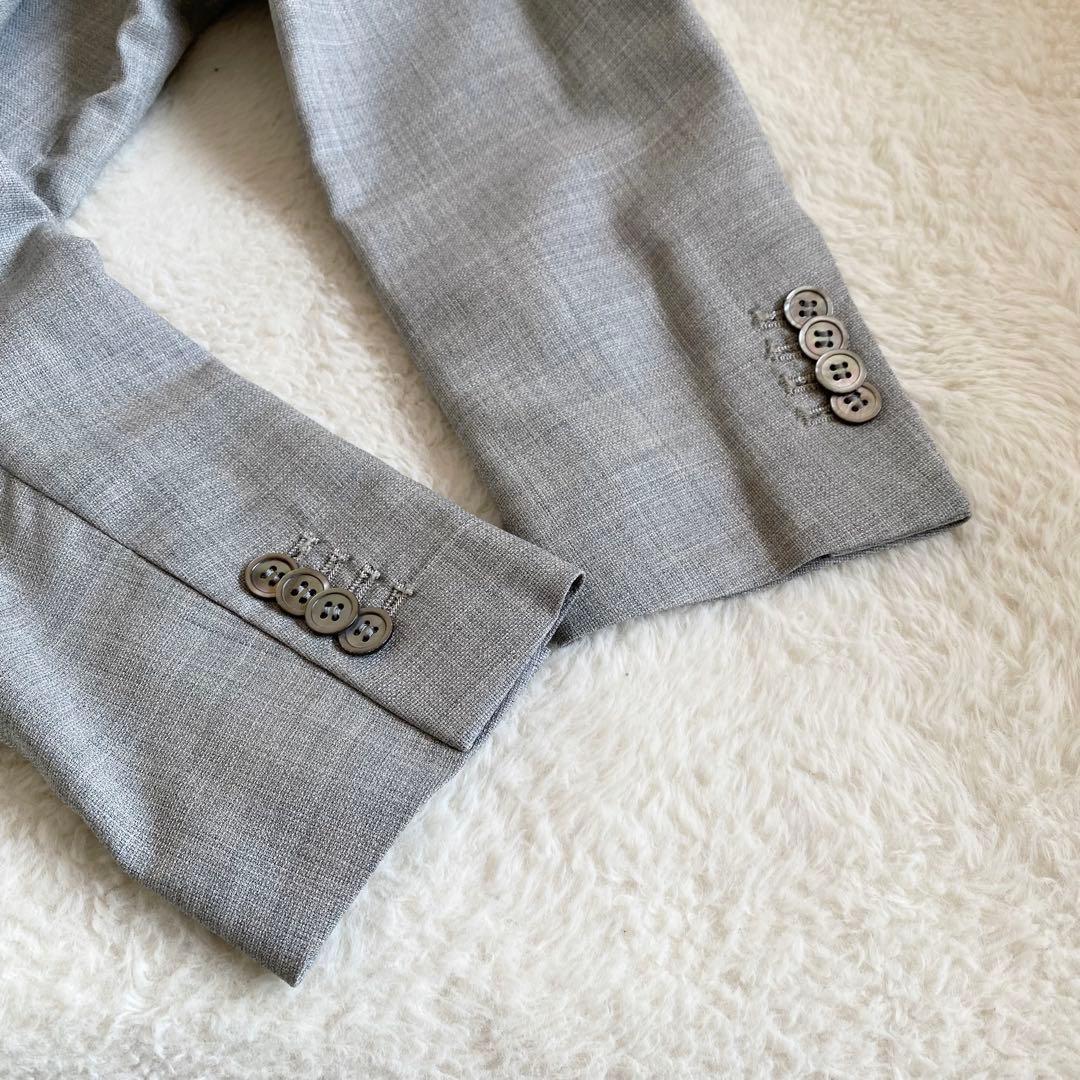 Ring Jacket ウール　シルク　テーラードジャケット　グレー　アンコン