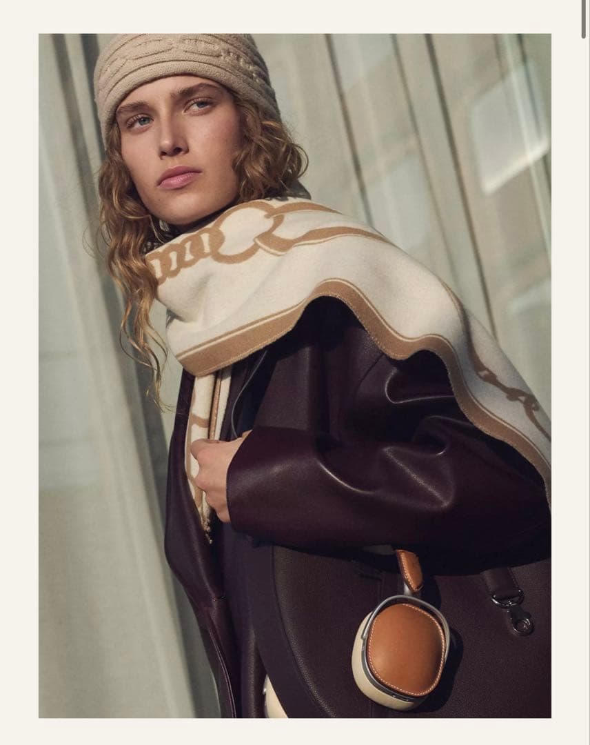 エルメス　HERMES カシミヤ マフラー　モール 2025年秋冬新作
