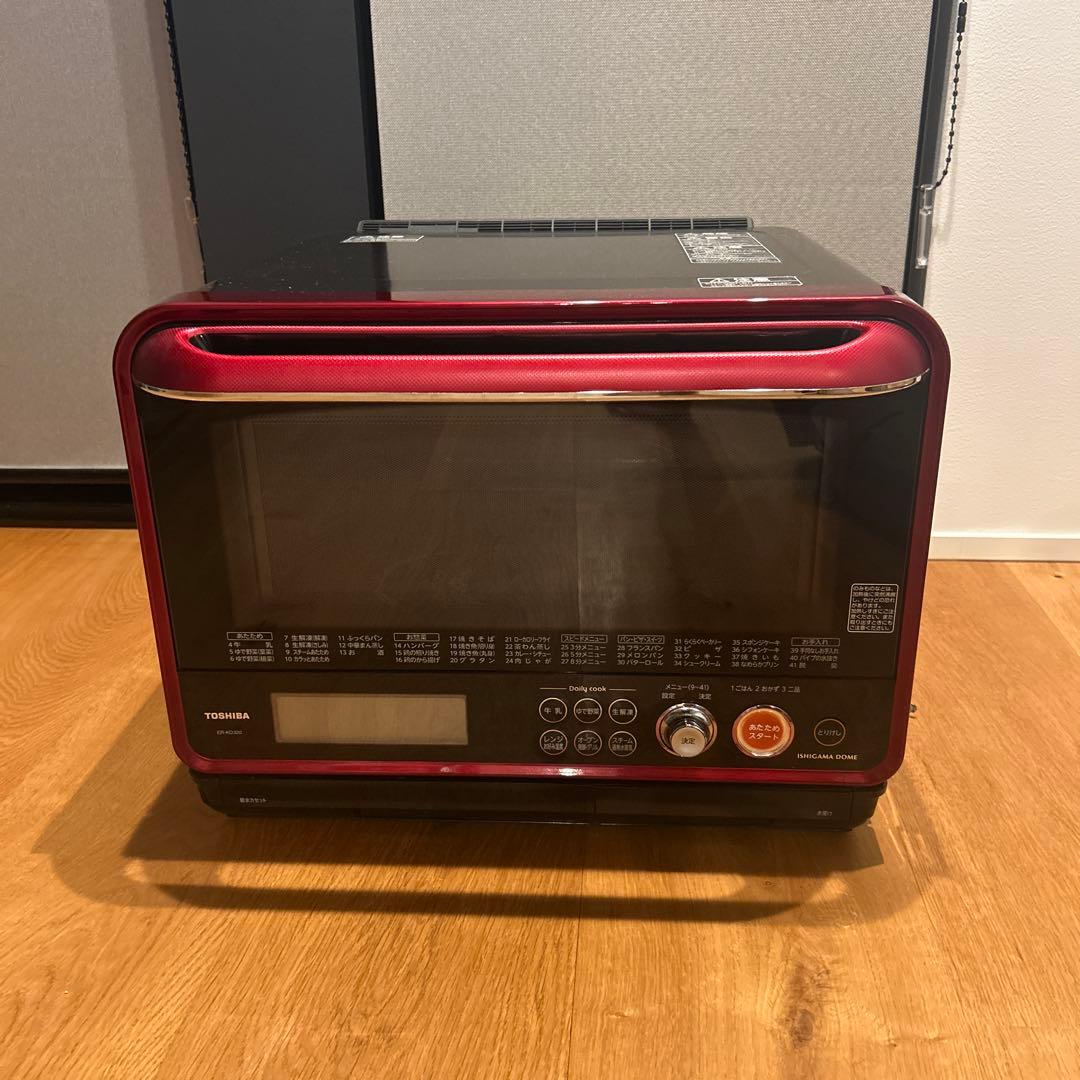 TOSHIBA オーブンレンジ レッド
