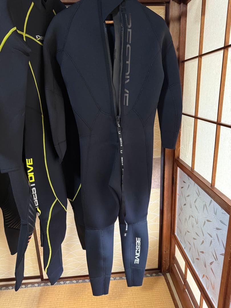 【SIX】新品！！BDダイビング用ウェイトスーツ ブラック3mm男性用M