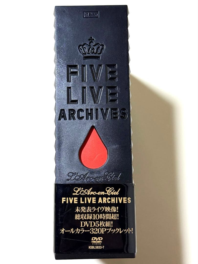 L'Arc〜en〜Ciel FIVE LIVE ARCHIVES DVD 5枚組