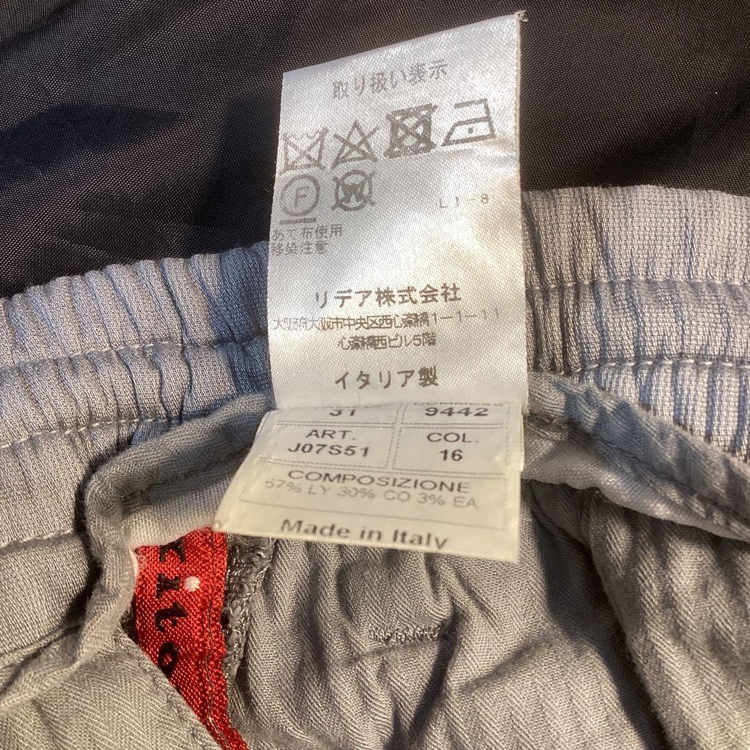 Kiton キートンうすグレー　メンズイージーパンツ