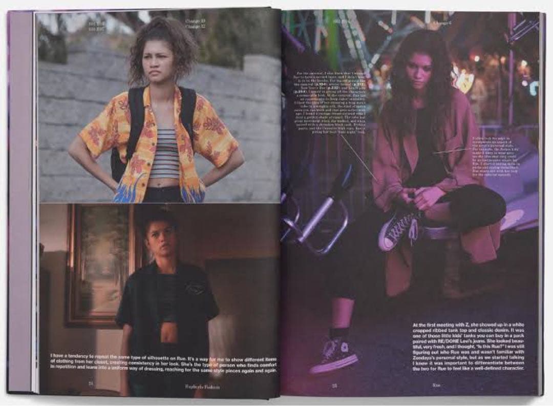 A24 HBO EUPHIORIA FASHIONユーフォリア アート写真集