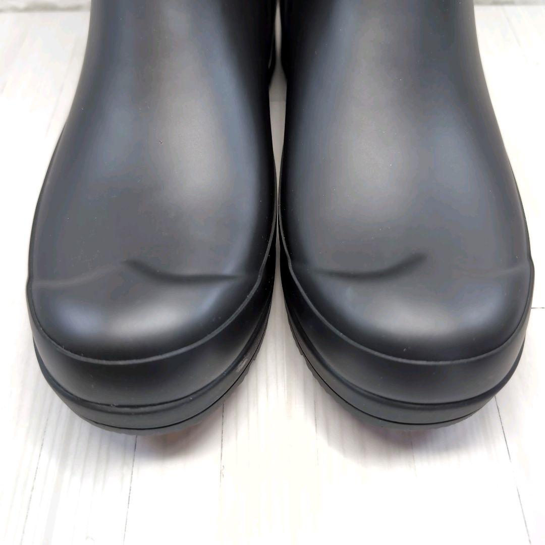 familiar HUNTER レインブーツ 23cm ブラック/レッド 長靴
