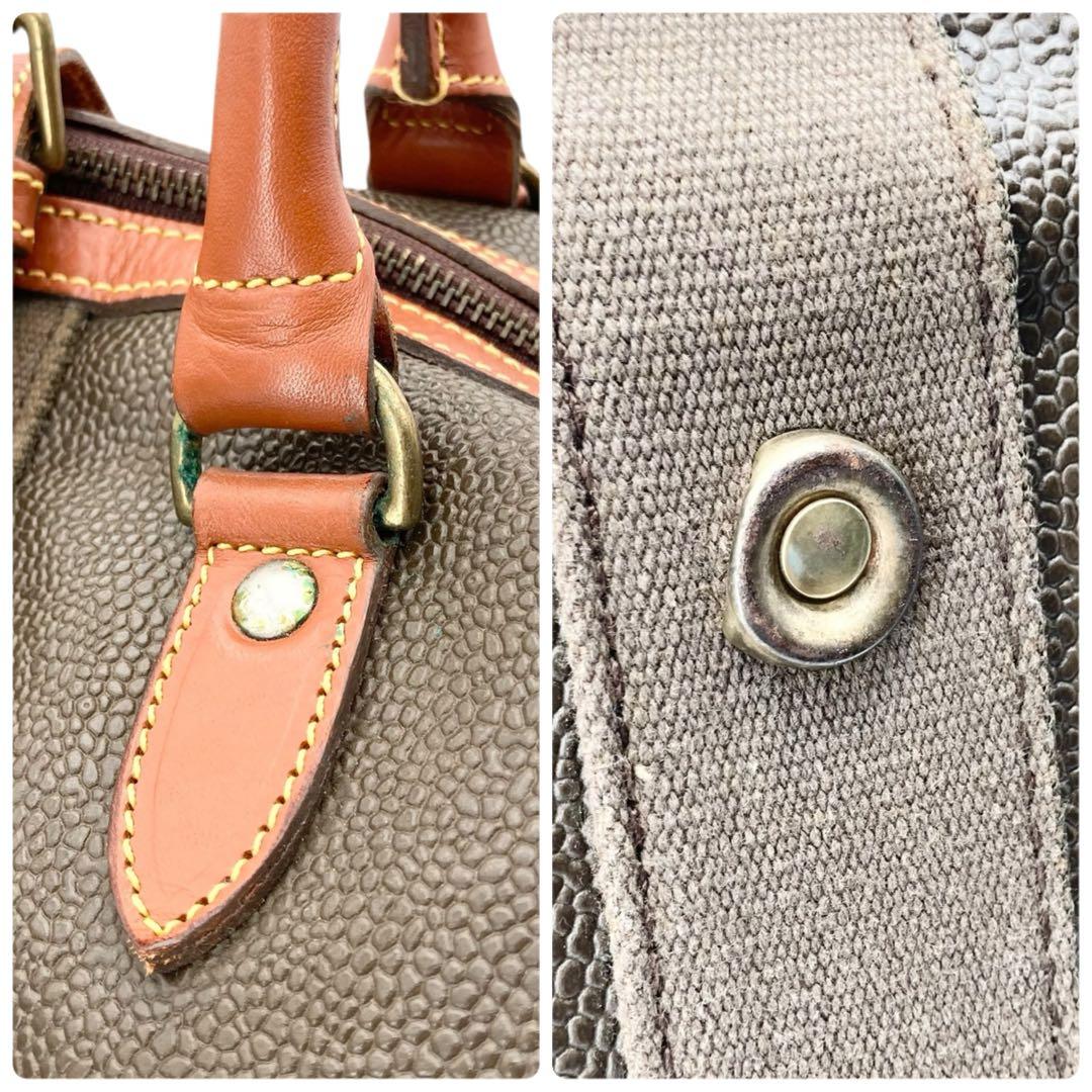 良品 799 Mulberry 英国製 シボ革 2way ボストンバッグ 大容量