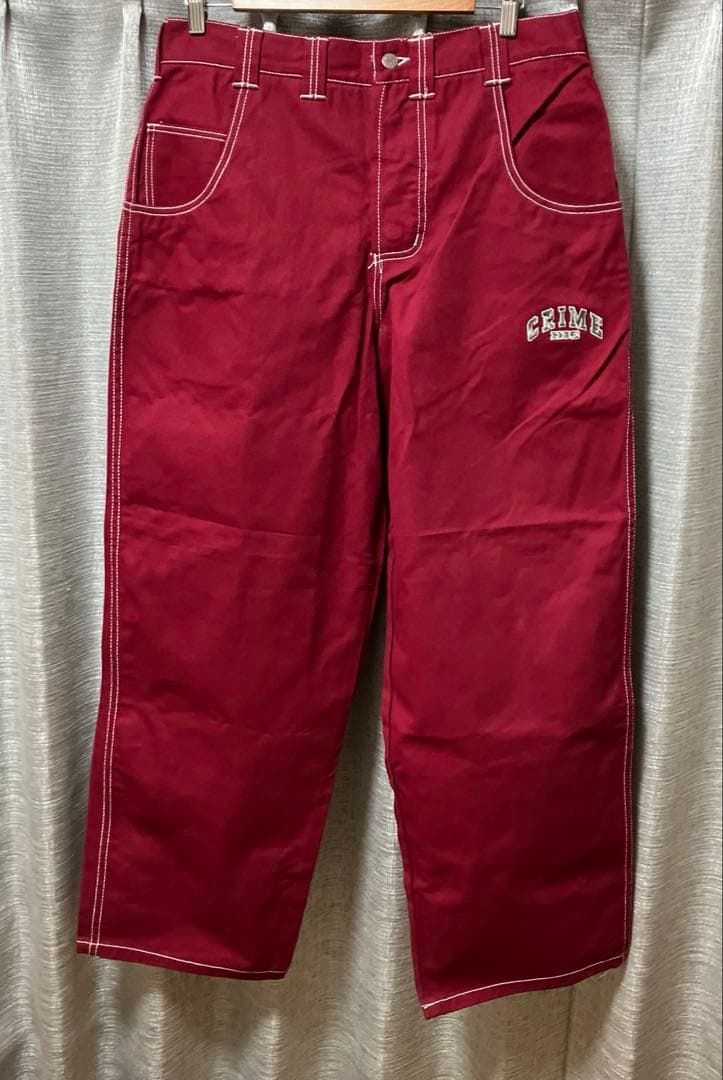 USA製 初期 90s 80s CRIME INC パンツ レッド