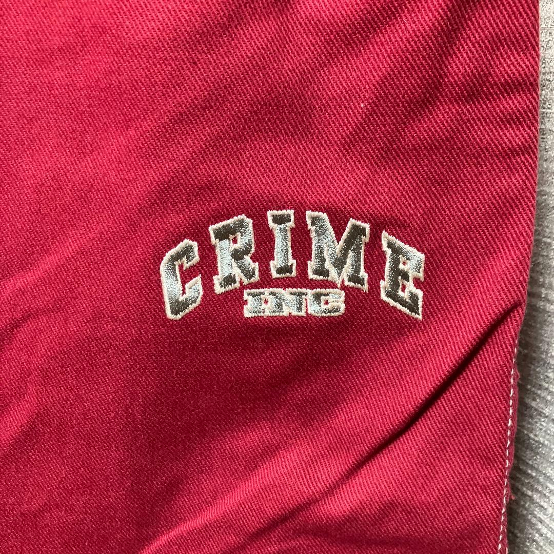 USA製 初期 90s 80s CRIME INC パンツ レッド