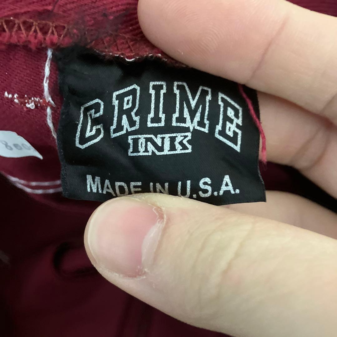 USA製 初期 90s 80s CRIME INC パンツ レッド