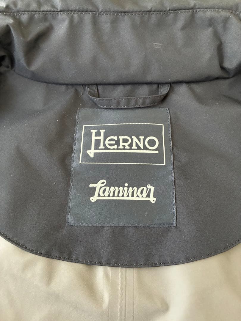 【試着のみ】Hernoラミナートレンチコート42 GORE-TEX