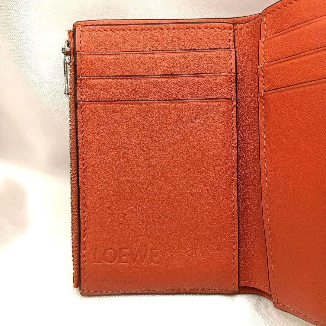 人気色✨現行 LOEWE ロエベ バーティカルウォレット スモール 付属品完備