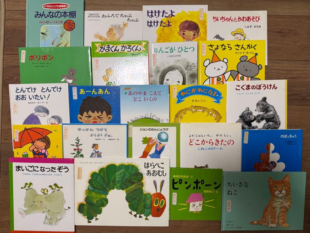 ほるぷこども図書館　めだかAコース18冊、めだかBコース34冊、各手引き書あり