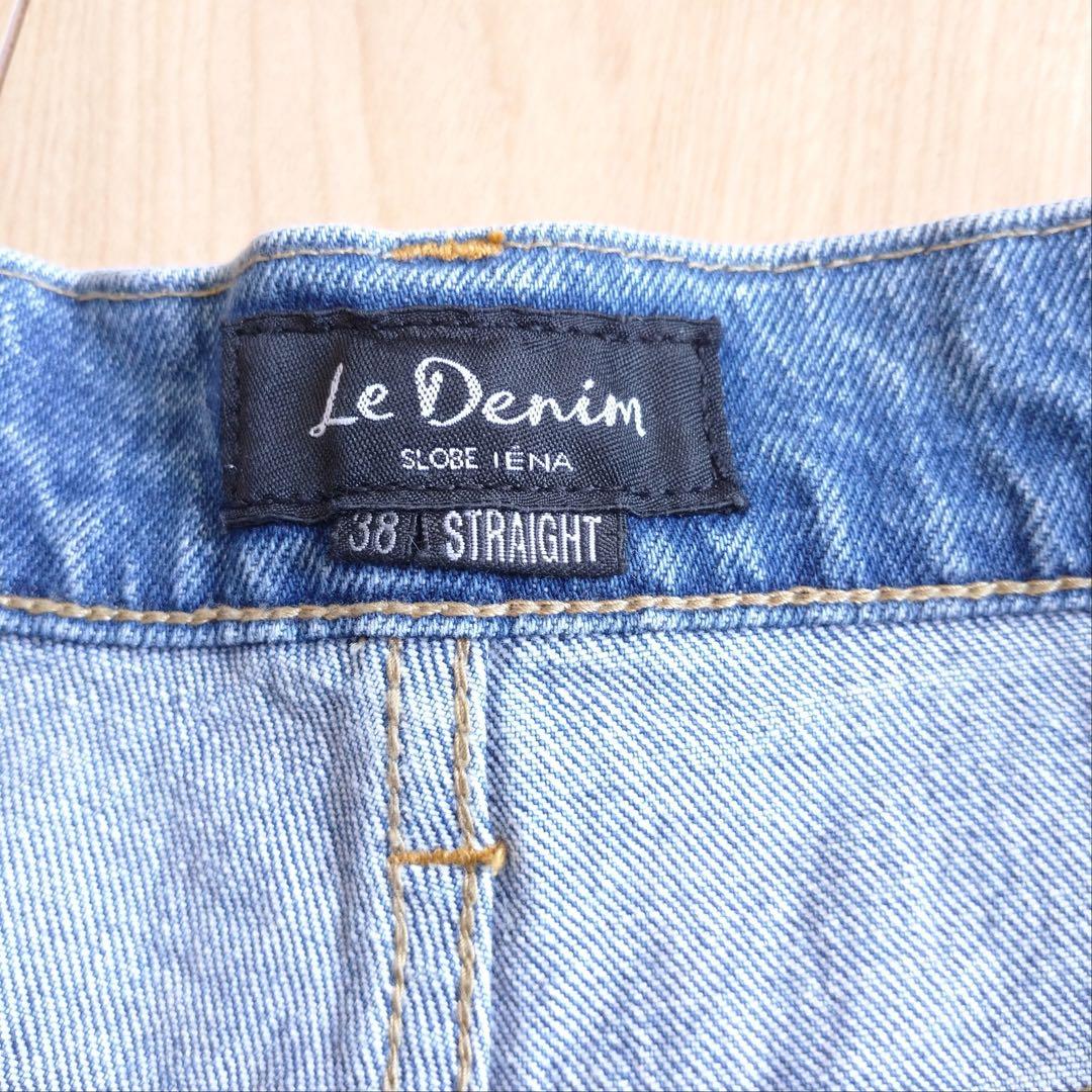 【美品】スローブイエナ　LE DENIM ストレート　38