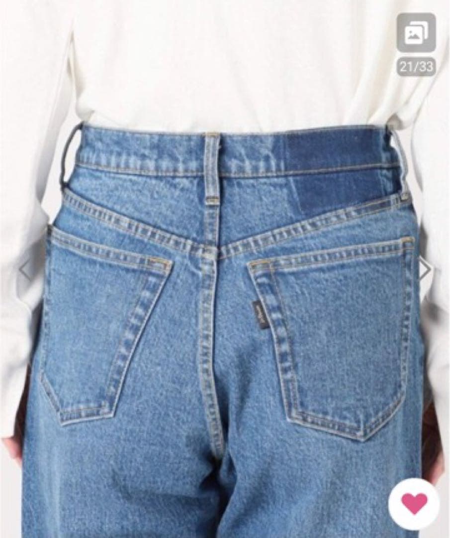 【美品】スローブイエナ　LE DENIM ストレート　38