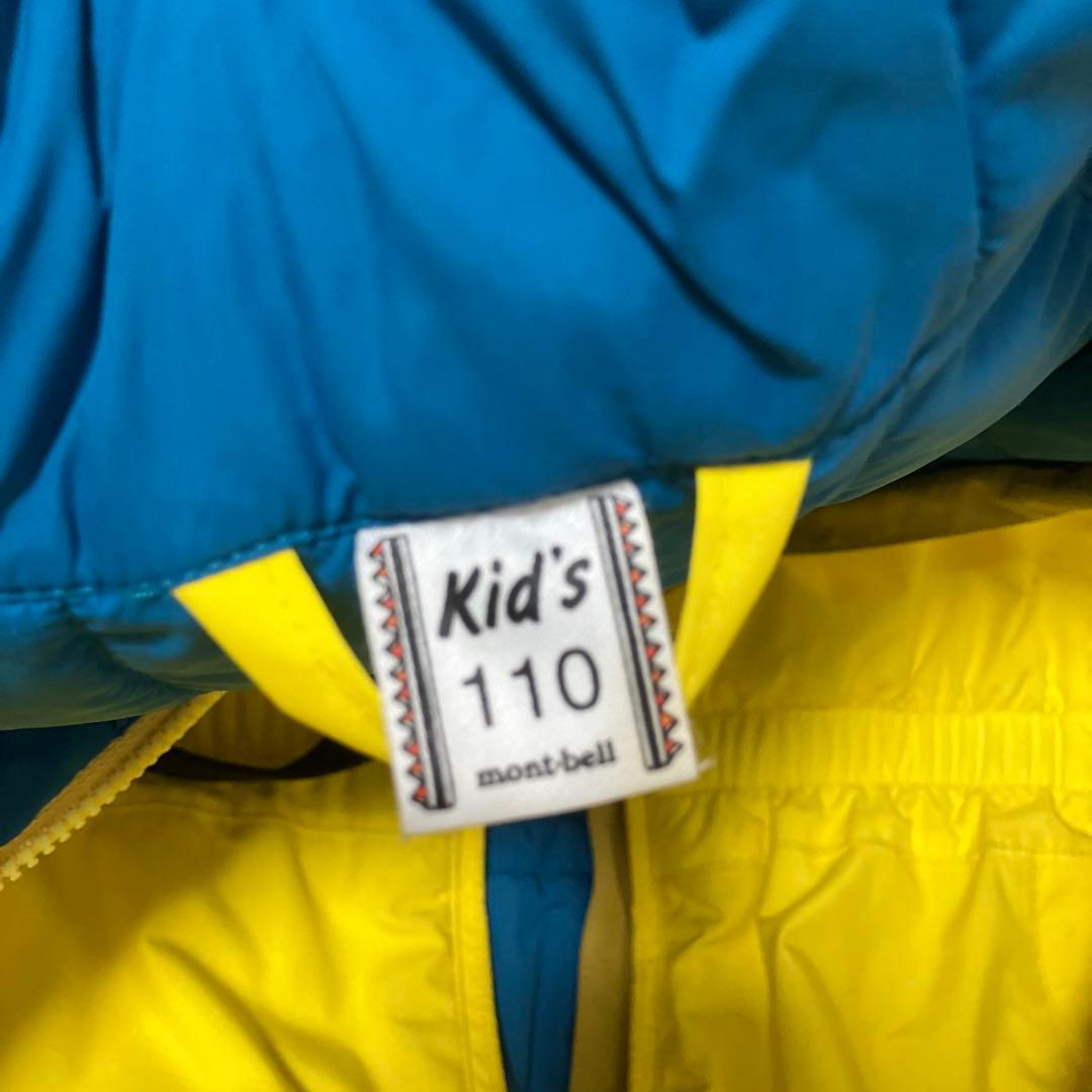 mont-bell スキーウェア 110cm イエロー　モンベル