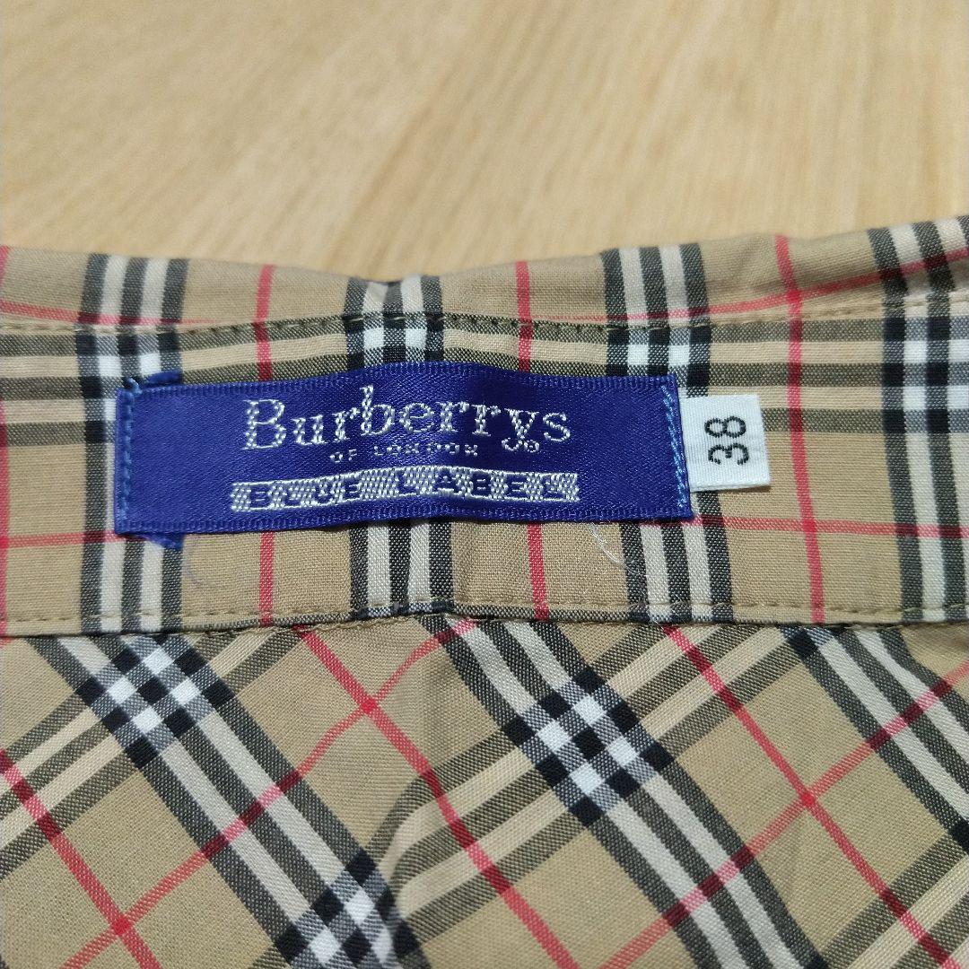 【美品】Burberry ノバチェック柄 ノースリーブポロシャツ y2k