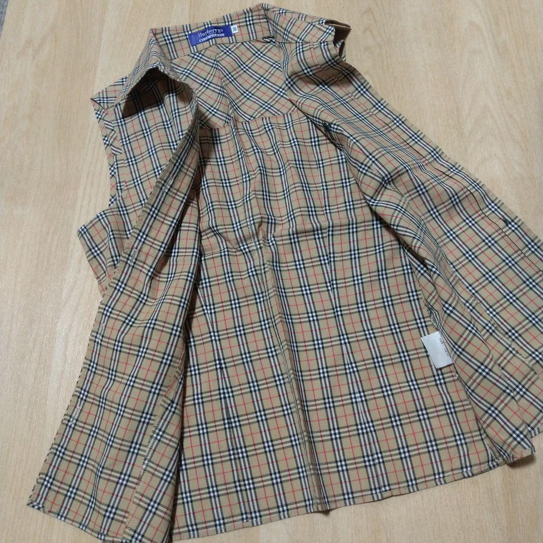 【美品】Burberry ノバチェック柄 ノースリーブポロシャツ y2k