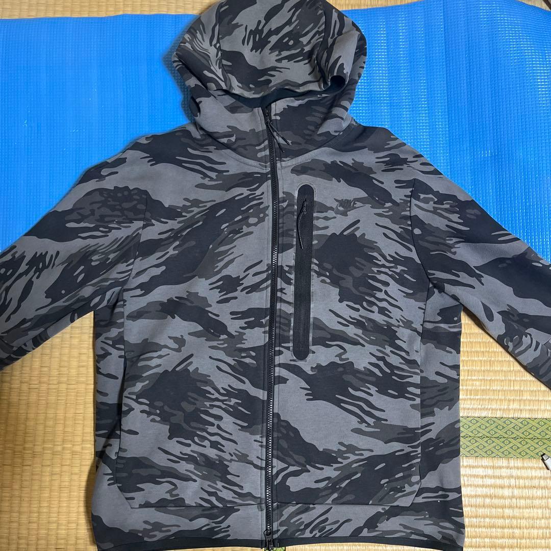 NIKE ナイキ　テックフリース　パーカー　迷彩柄セットアップ　XL