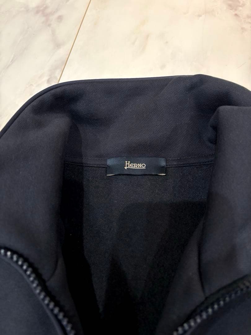 超美品‼︎ HERNO ヘルノ スウェットジップアップブルゾン