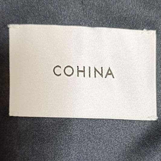 新品 COHINA コヒナ ダブル ブレザー ジャケット 紺ブレ 金ボタン