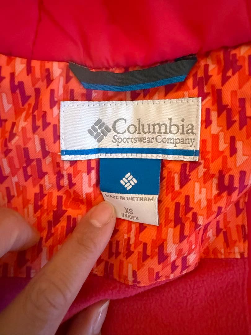 子供用スキーウェア Colombia XSおまけでゴーグル、ソックス2足付
