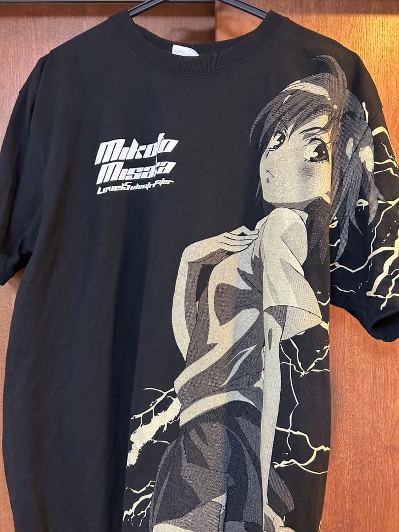 【激レア】とある化学の超電磁砲　御坂美琴　レールガン　アニメ　Tシャツ　L