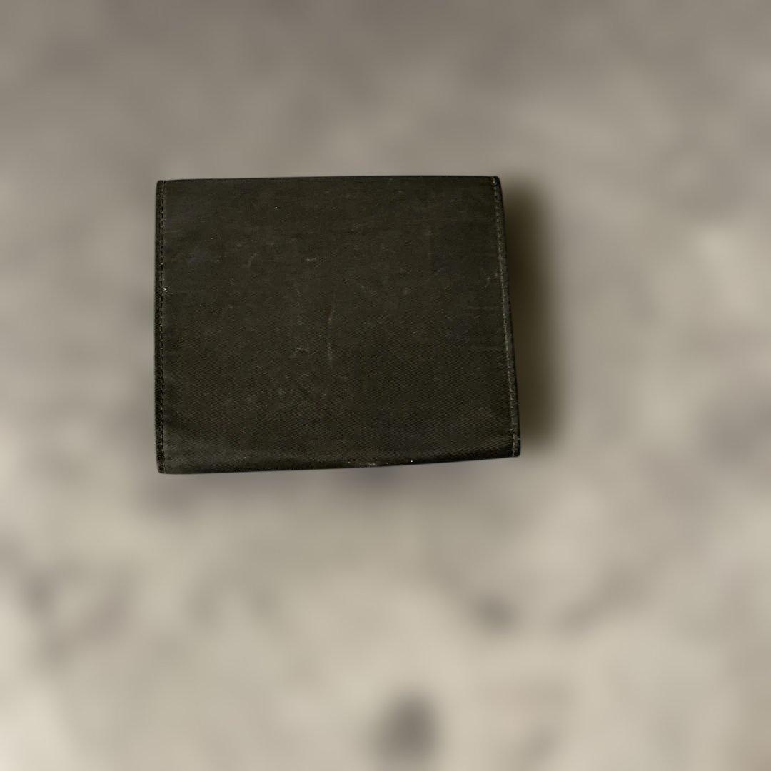 わ*ん様 PRADA ブラック 三つ折り財布