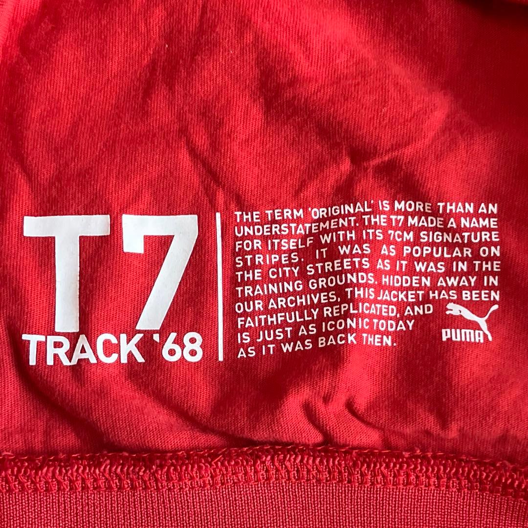 00s PUMA プーマ トラックジャケット ジャージ T7 鮮やかレッド