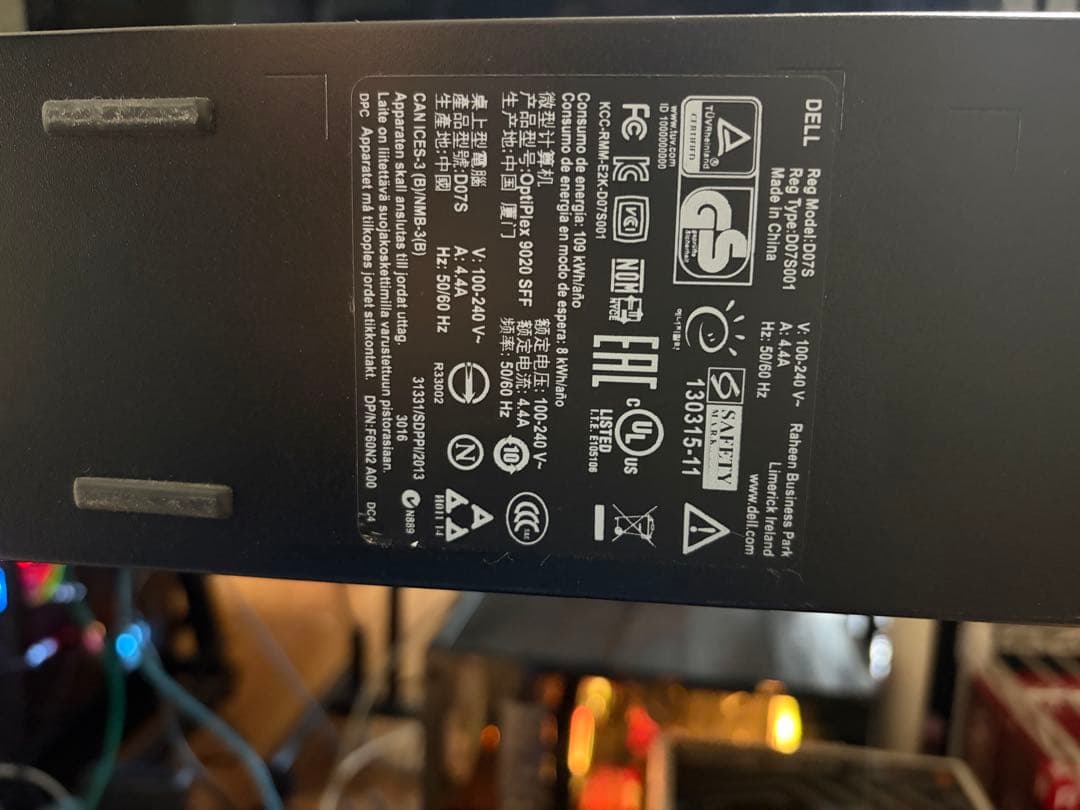Windowsデスクトップ DELL OPTIPLEX 9020 SFF core i7-4790 16GB